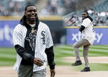 Tyrique Stevenson Throws First Pitch White Sox
