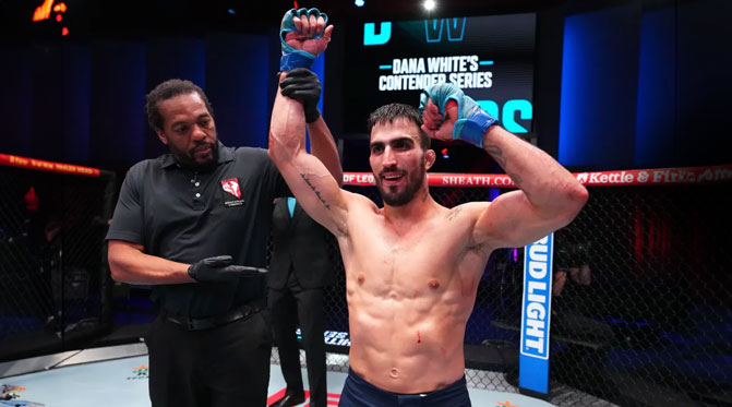 Yadier del valle ufc contract dana white contender series management