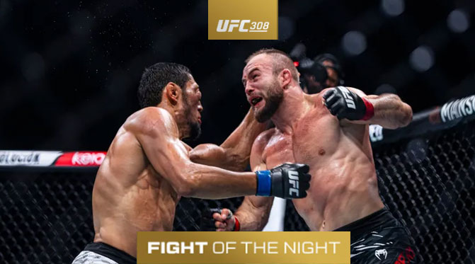 ufc 308 fight of the night