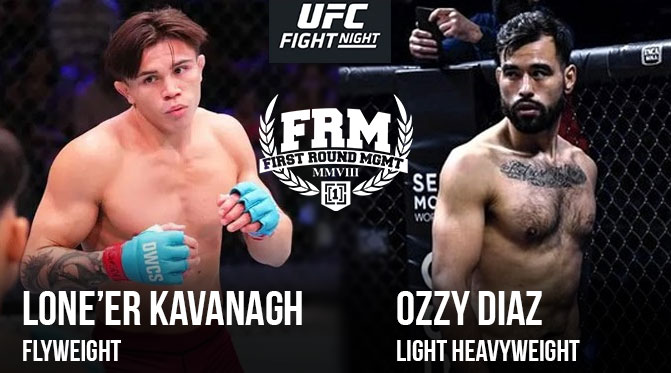 UFC Macau Lone'er Kavanagh Ozzy Diaz Management FRM