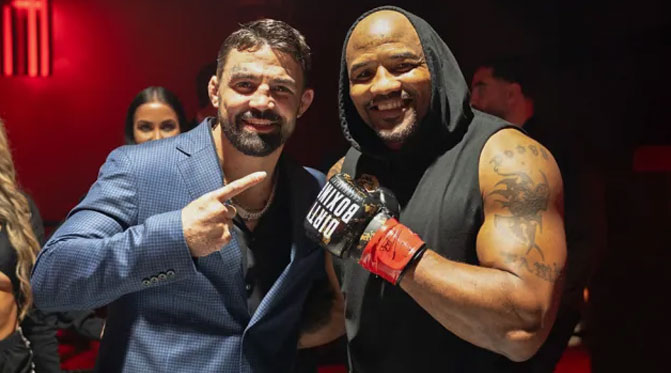 Mike Perry Dirty Boxing Championship DBX Private Event Yoel Romero Knockout