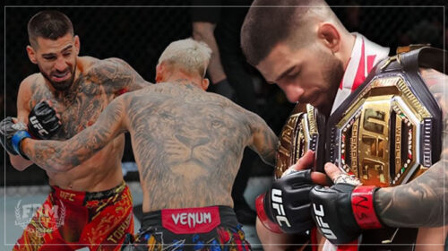 Ilia Topuria Knocks out Charles Oliveira Double Champ
