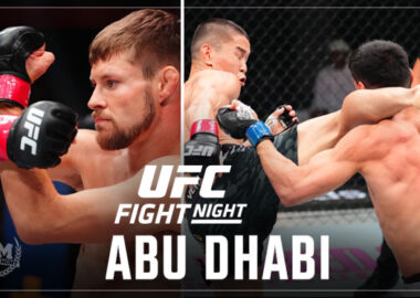 UFC Abu Dhabi First Round Management Bryce Mitchell Asu Almabayev