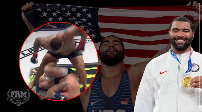 Olympic Gable Steveson MMA debut Jon Jones