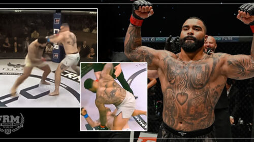 Gable Steveson KO Knockout at APFC MMA