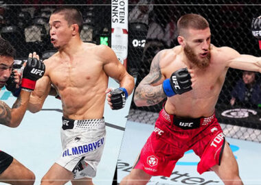 Aleksandre Topuria and Asu Almabayev wins UFC Qatar