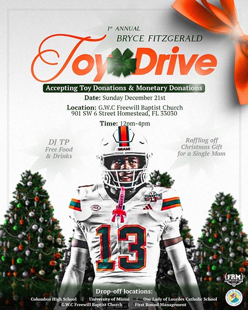 Bryce Fitzgerald Toy Drive