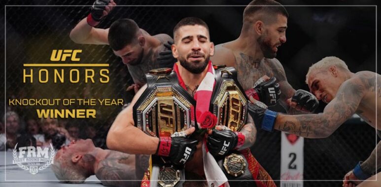 Ilia Topuria wins UFC Honors 2025 Knockout of the Year