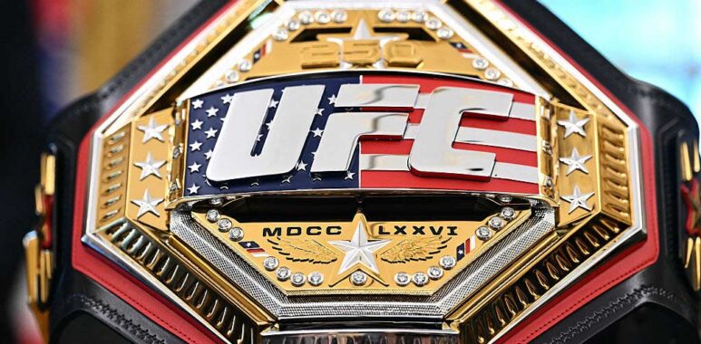 UFC White House championship belt Ilia Topuria