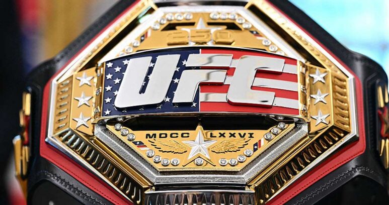 UFC White House championship belt Ilia Topuria