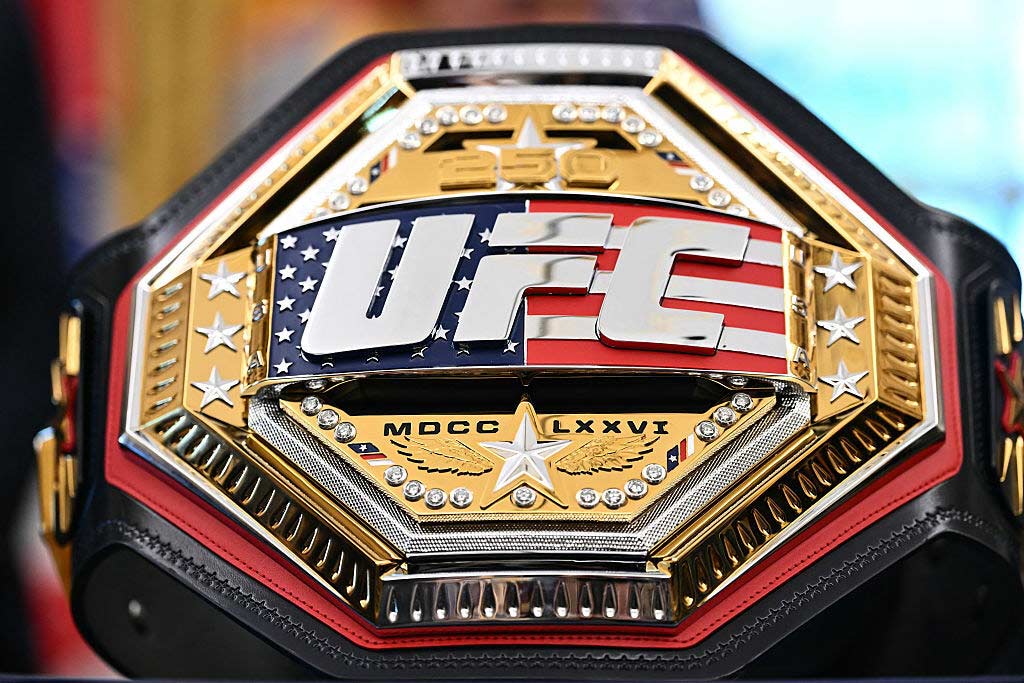 UFC White House championship belt Ilia Topuria