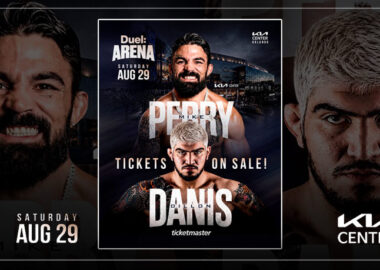 Mike Perry and Dillon Danis face off ahead of their Duel: Arena 1 main event in Orlando, First Round Management MMA client