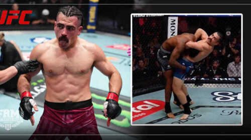 Luis Hernandez wins ufc debut by standing guillotine