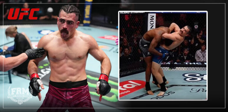 Luis Hernandez wins ufc debut by standing guillotine