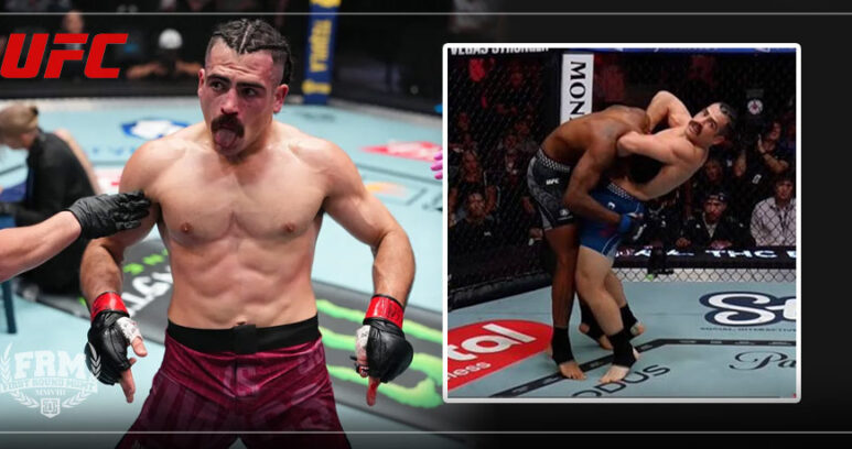 Luis Hernandez wins ufc debut by standing guillotine